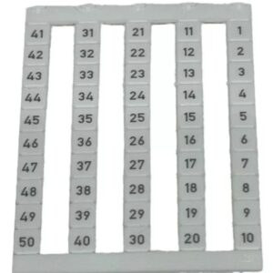 Identificador Borne Numeros 1 A 100 Weg Cod 2000871
