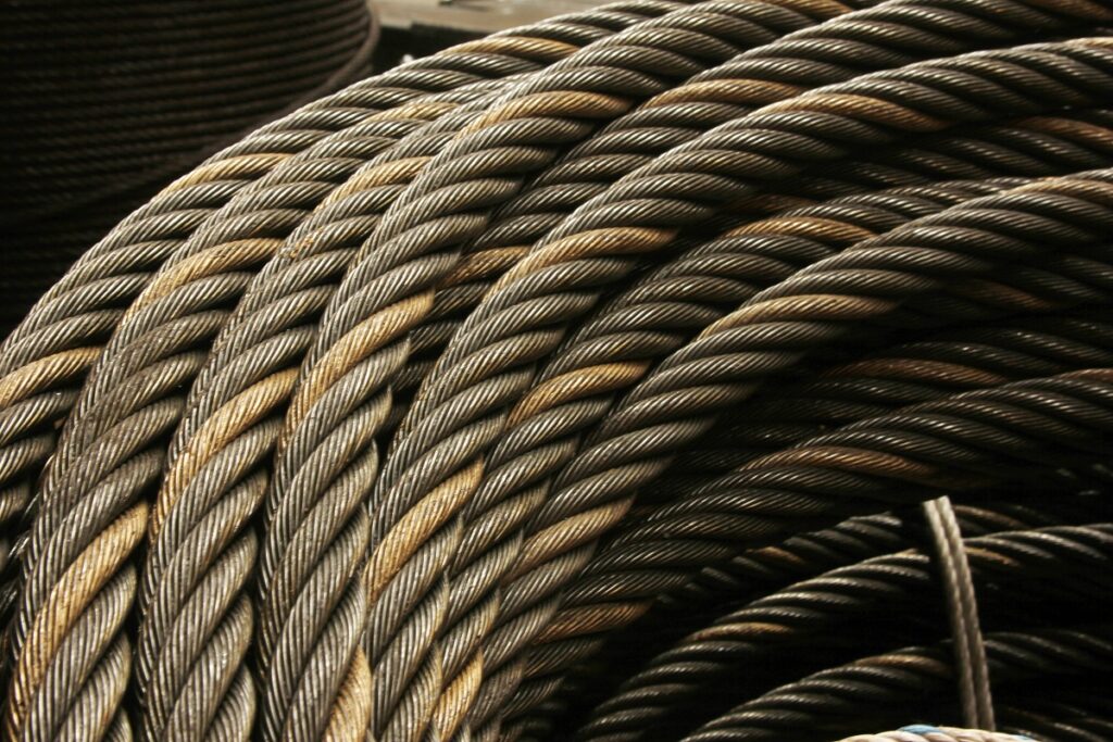 Cabo de Aço Carbono de Alta Resistência e Tensão de Ruptura