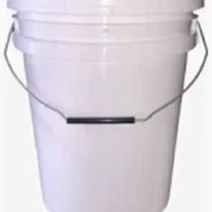BALDE PLAST. 20L TR S/TAMPA C/ALÇA MET. PR