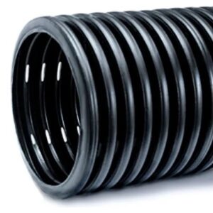 DUTO CORRUGADO P/USO SUBTER. 4" 100MM PT C/GUIA