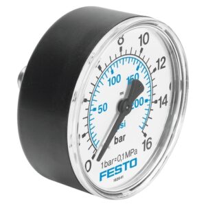 MANOMETRO 21X.54 100L 0-12 BAR 1/2" NPT WIKA